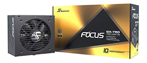 Fonte de Alimentação SEASONIC FOCUS-GX-750 (750 W - 80 PLUS Gold) Seasonic - Fontes de alimentação para computador - 750 W, 80 Plus Gold