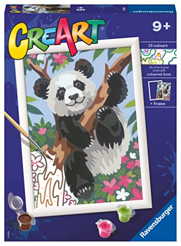 Painéis de Arte RAVENSBURGER Panda (Idade Mínima: 9) Ravensburger - Materiais de arte e artesanato - panda, arte, idade mínima 9