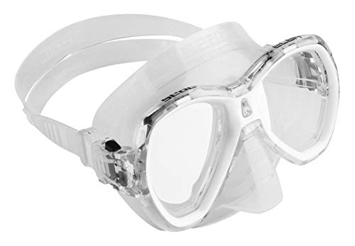 Máscara de Natação SEAC Elba Silicone (Tamanho Único) SEAC - Máscaras de mergulho e snorkeling - silicone, branco, tamanho único