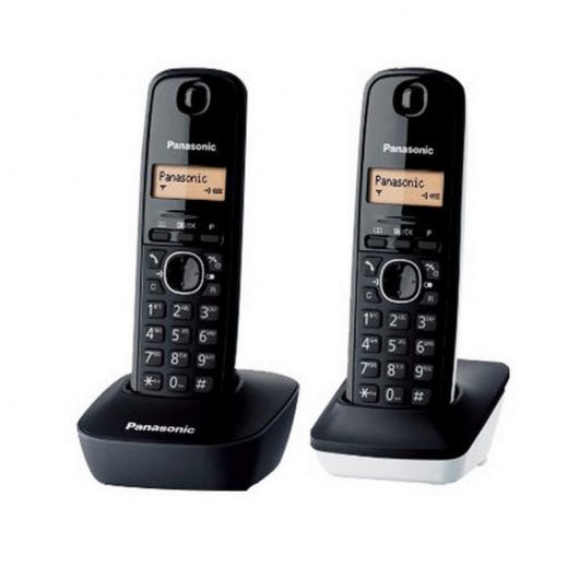Telefone sem fio PANASONIC KX-TG1612SP1 Preto Panasonic - Telefonia - sem fio, PANASONIC, preto