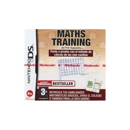 Jogo Nintendo DS Training Di Matematica Del Prof. Kageyama (Alemão) Nintendo - Software de jogos de vídeo - matemática, divertido, educativo, 3 níveis