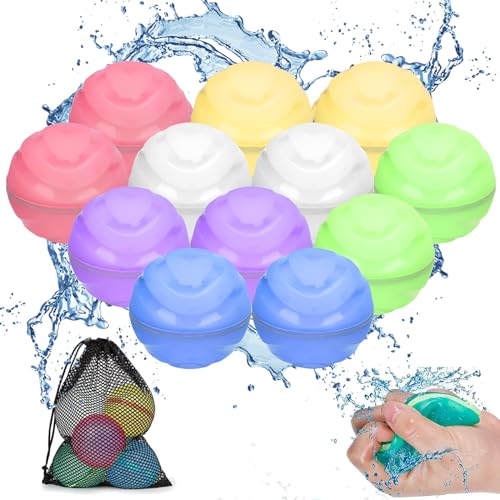 Conjunto 12 Bolhas de Água Reutilizáveis (Recondicionado Como Novo) ETELIAR - Brinquedos - bolhas, reutilizáveis, 12 unidades, fáceis de usar
