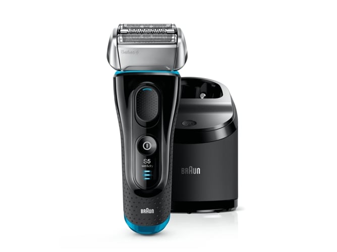 Máquina de Barbear BRAUN S5 5190 CC (Autonomia 60 min - Bateria) Braun - Acessórios de banheiro - autonomia 60 min, bateria, auto sense, resistente à água
