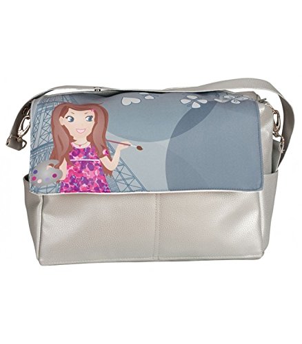 Bolsa de Pintura HAPPY WAY (Multicor - 27x20x10 cm) Happy Way - Móveis para bebês e crianças pequenas - multicor, 27x20x10 cm, compartimentos, tecido resistente