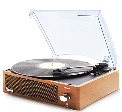 Gira-Discos LAUSON XN092 Preto e Carvalho Lauson - Áudio - bluetooth, 33-45-78 rpm, auscultadores, altifalantes