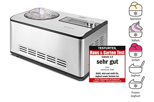 Máquina de Gelo CASO 5CASOD3298 (Capacidade: 20 kg) Caso - Máquinas de fazer gelados - 20 kg, 2 L, metal, plástico