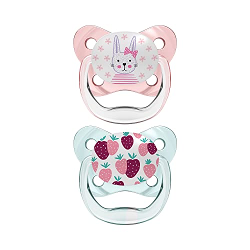 Chupeta Dr. Brown's 0-6m Rosa 2 Unidades HANDI-CRAFT - Cuidados com a higiene oral - 0-6 meses, rosa, 2 unidades
