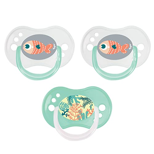 Chupetas TIGEX Reversíveis (18 - 36 Meses) NUK - Cuidados com a higiene oral - reversível, 18-36 meses, silicone, luz LED