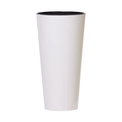 Vaso Tubo Slim Brillo 15.5L 25X25X47cm Bricomix Prosperplast - Vasos e canteiros - 15.5 l, plástico, 25x25x47 cm