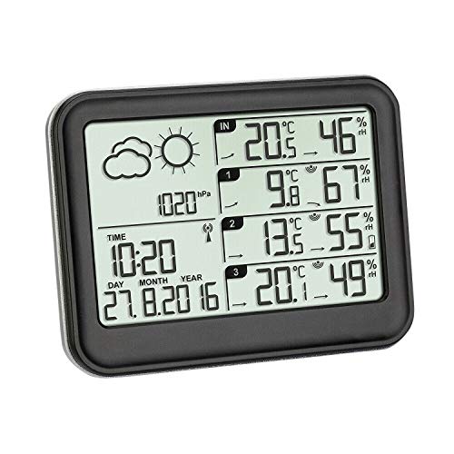 Estação Meteorológica TFA-Dostmann View Preto TFA-Dostmann - Previsores do tempo e estações - visor lcd, tendência, alarme, max/min