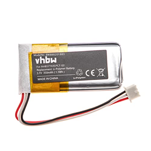 Bateria para Auriculares VHBW 0001-0080 VHBW - Baterias - auriculares, 350 mAh, substituição