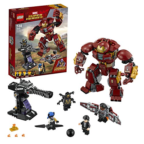 LEGO Marvel - Ataque Destruído de Hulkbuster (Idade Mínima: 4) LEGO - Brinquedos - lego, marvel, Hulkbuster, idade mínima 4