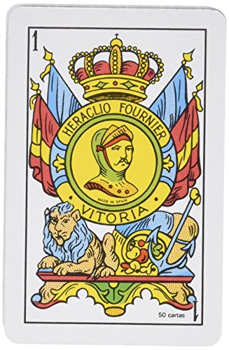 Caixa de 50 cartas ESPAÑOL (Multicolor) Fournier - Livros - 50 cartas, multicolor