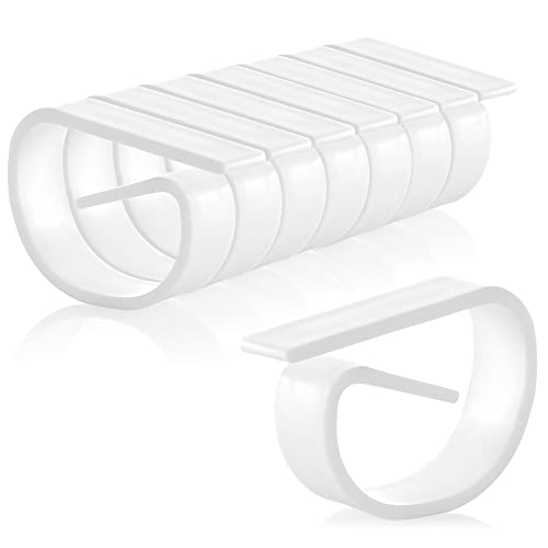 Suporte para Guardanapos COM-FOUR 8x Branco com-four - Clipes e pesos para toalhas de mesa - suporte, guardanapos, branco