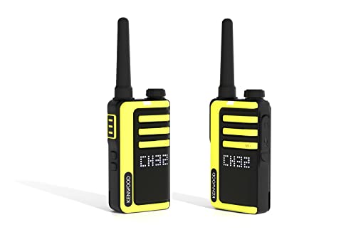 Walkie-talkie KENWOOD PMR446 UHF 2 Way Radio JVC Kenwood - Rádios bidirecionais - 446 mhz, 6 km, led display, recarregável