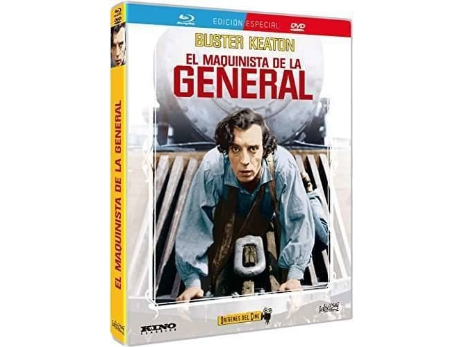 Blu-Ray El Maquinista de la General - Edição em Espanhol DVDSTORESPAIN - Dvds e vídeos - blu-ray, edição em espanhol, cinema mudo, comédia