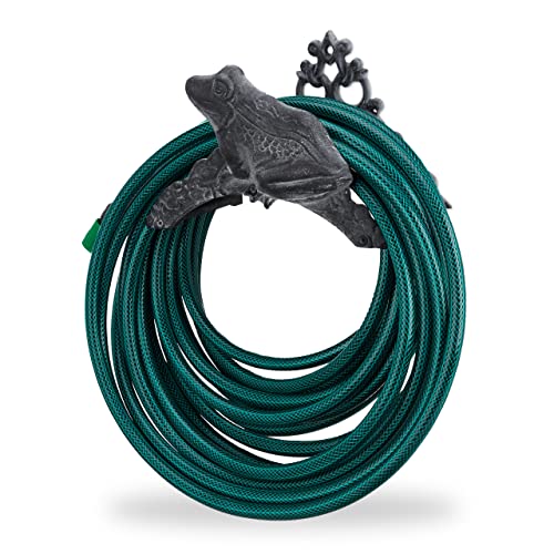 Suporte para mangueiras de água relaxdays 15980 | Cinzento Relaxdays - Mangueiras de jardim - mangueira, água, cinzento