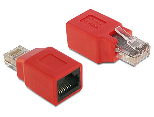 Cabo de Rede DELOCK (RJ45 - 0.5 m - Vermelho) Delock - Adaptadores - rj45, masculino/feminino, 0.5m, vermelho