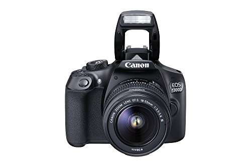 Máquina Fotográfica Reflex CANON EOS 1300D + EF-S 18-55mm (Preto - 18 MP - Sensor: APS-C) Canon - Câmeras - máquina fotográfica, reflex, canon eos 1300d, EF-S 18-55mm, sensor aps-c