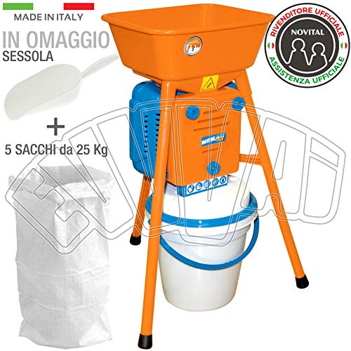 Moinho Elétrico DAVIDE 4V (100 W - Capacidade: 1.5 kg) Novital - Eletrodomésticos - 100 W, 1.5 kg, tamizas, rápido