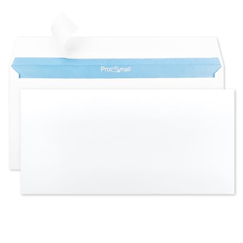 Micas NETUNO 1000 Folhas Brancas (DL - 110x220mm) Netuno - Suprimentos de envio - formato din a4, 90 g/m², impressão interior azul, 1000 unidades