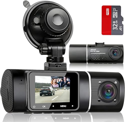 Dash Cam ABASK 32G (Full HD - 2K resolution) abask - Câmeras de vigilância - full hd, 2k resolution, cmos sensor, 30 fps