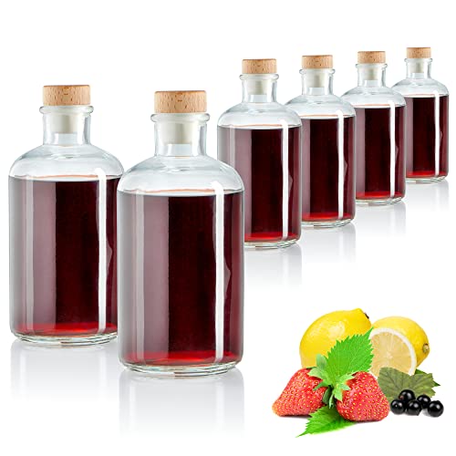 Garrafa de Vinho COMFOUR 6 Garrafas Vidro 500 Ml com-four - Artigos domésticos - 6 garrafas, vidro, 500 ml