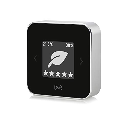 Sensor de temperatura e humidade ELGATO Eve Room Eve - Medidores de qualidade do ar - temperatura, humidade, qualidade do ar, tela e-ink
