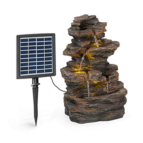 Fonte de Água Solar BLUMFELDT Messina (Castanho - 10 x 12 x 20 cm) blumfeldt - Conjuntos de móveis de quarto - fonte, água, solar, BLUMFELDT, messina, castanho
