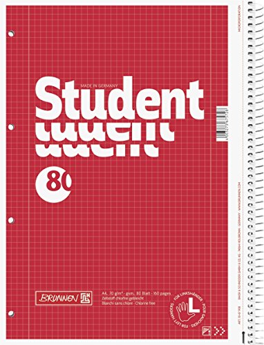 Caderno BRUNNEN Left (A4 - 21x29.7cm - Branco) Brunnen - Cadernos e bloco de notas - a4, 21x29.7cm, branco