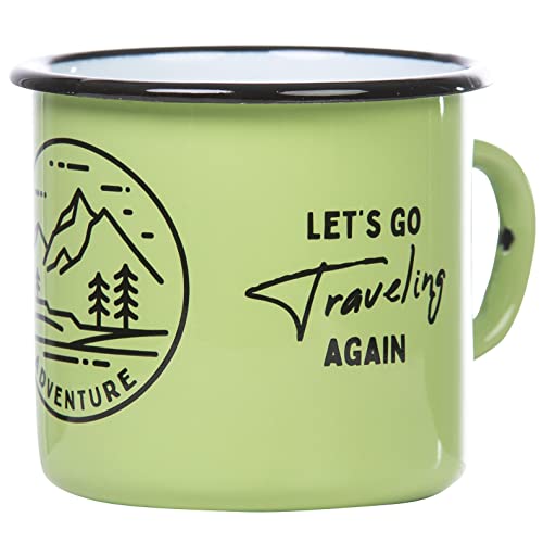 Caneca MUGSY Adventure Traveling Exploring (Verde) MUGSY - Canecas - caneca, mugsy, aventura, viagem, explorando