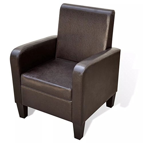 Poltrona VIDAXL (Castanho - 100x70x80 cm) vidaXL - Poltronas, poltronas reclináveis e poltronas-cama - castanho, 100x70x80 cm