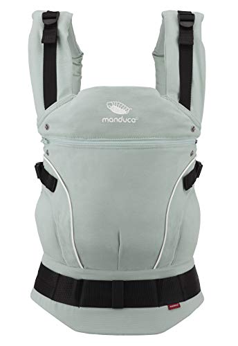 Marsúpio para Bebé Manduca First Pure Cotton Mint MANDUCA - Móveis para bebês e crianças pequenas - algodão natural, ergonômico, confortável, pais