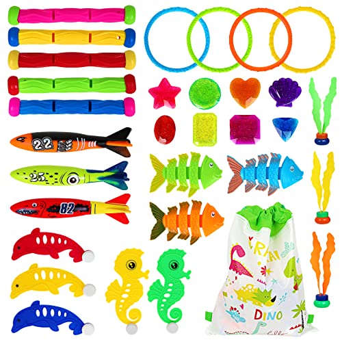 Conjunto de brinquedos de mergulho para crianças APPLYSU Applysu - Brinquedos - peixes, algas marinhas, delfins, torpedo, cavalo marinho