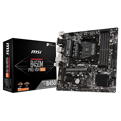 Motherboard MSI B450M Pro-Vdh Max Socket Am4 Micro Atx MSI - Placas-mãe - b450m, pro-vidh, max, am4, Micro-ATX