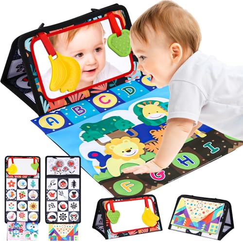 Espelho para bebé YULUDO com livro sensorial Yulado - Móveis para bebês e crianças pequenas - sensorial, bebé, visual