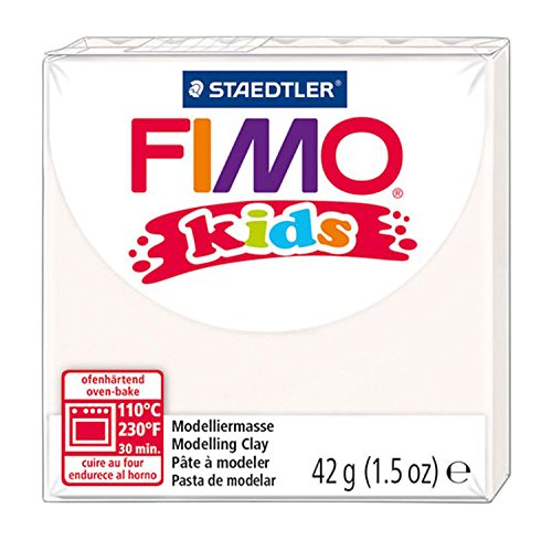 Argila para Modelar STAEDTLER Plastilina (Branco - 42g) Staedtler - Materiais de cerâmica e escultura - macia, 42g, fácil amassar, secagem a 100°C