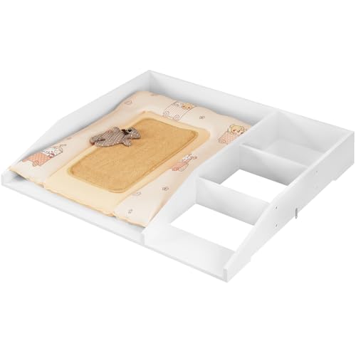 Tampa para Guardar Roupa WOLTU | 80 x 74,5 x 13,5 cm - Branco WOLTU - Móveis para bebês e crianças pequenas - 80 x 74,5 x 13,5 cm, branco, confortável, funcional