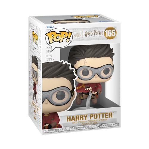 Figura FUNKO Pop! Movies: HP Prisoner of Azkaban Harry with Broom Funko - Brinquedos - Harry Potter, vinil, 9 cm, caixa
