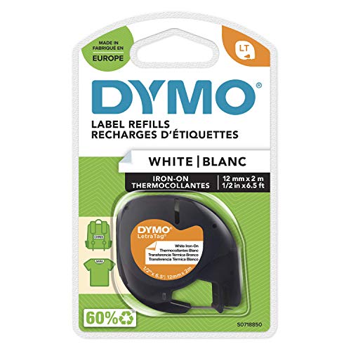 Etiquetadora DYMO LetraTAG 12mm Removable DYMO - Fitas de etiquetas e recargas - 12mm, removível, superfícies lisas