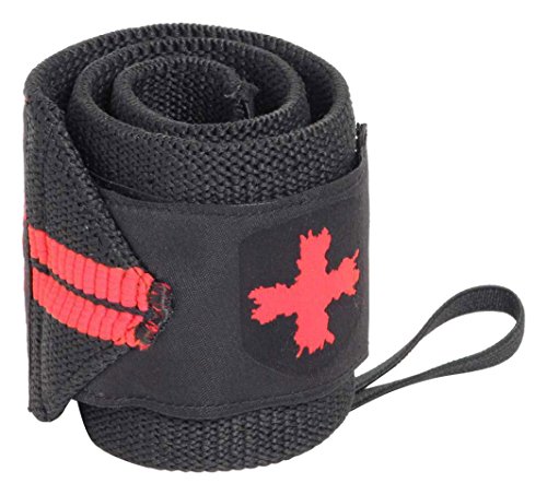 Harbinger Line Wrist Wraps Preto para Fitness (Recondicionado Como Novo) Harbinger - Luvas de levantamento de peso e suportes para as mãos - fitness, wrist wraps, preto
