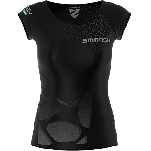 T-shirt para Mulher SMMASH X-WEAR Azul para Fitness (S) SMMASH X-WEAR - Camisas e tops - azul, fitness, mulher