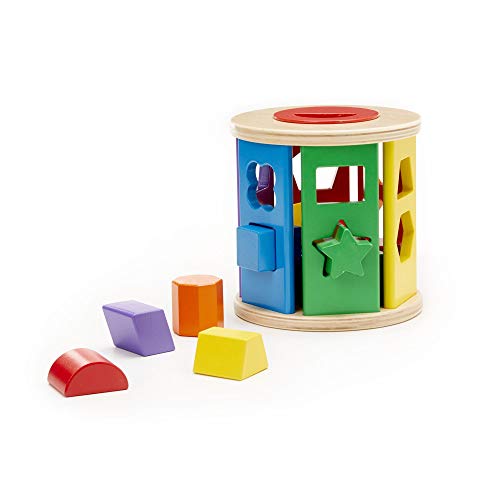 Jogo de Tabuleiro MELISSA & DOUG Match & Roll (3 anos) Melissa & Doug - Brinquedos - 14 peças, geométricas, destreza manual, 3 anos