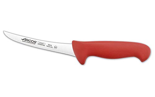 Faca de cozinha Arcos 00008030000100 | Vermelho (Acessórios de cozinha) Arcos - Facas de cozinha - faca, cozinha, vermelho, inoxidável