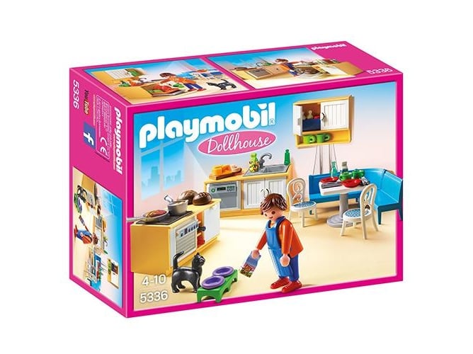 Playmobil 5336 Casa Tradicional Cozinha com Alcoba (Idade Mínima Recomendada: 4 anos) PLAYMOBIL - Conjuntos de brinquedos - playmobil, 5336, casa tradicional, cozinha, alcoba, figura