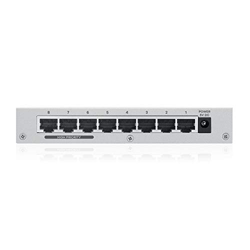 Switch ZyXEL ES-108A V3 L2 10/100 1U Metal Zyxel - Concentradores e comutadores - Switch, zyxel, es-108a v3, l2, 10/100, 1u metal