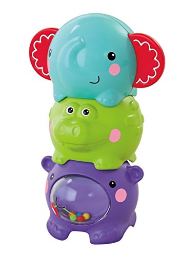 Boneco FISHER PRICE Everything Baby (Idade Mínima Recomendada: 1 ano) Fisher-Price - Brinquedos de empilhar e encaixar - 3 amigos, cores, texturas, sons