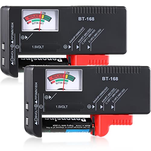 Medidor de Tensão de Bateria DIGITUS DN-82115 Weewooday - Baterias - preto, abs, bateria, 1.5v