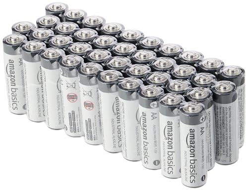 Pilhas Alcalinas Aa 1.5V 40 Unidades AMZBASICS Amazon Basics - Baterias de uso geral - alcalinas, aa, 1.5v, 40 unidades