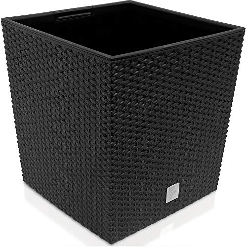 Vaso para Plantas DEUBA 64L (Cinzento - 32 x 32 x 36 cm) Deuba - Vasos e canteiros - 64L, 32x32x36 cm, plástico resistente